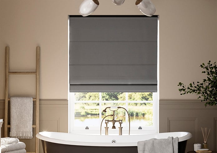 Astoria, Flint Grey - Twist&Fit Roman Blind - Image 3